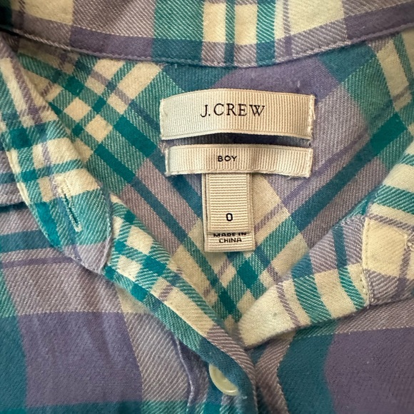 J Crew Women’s Flannel Button Down Shirt - Picture 4 of 4